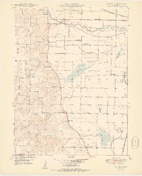 Kahoka SE 1950 topographic map thumbnail