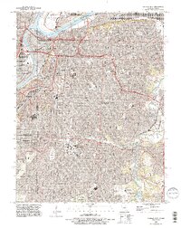 Kansas City 1991 topographic map thumbnail