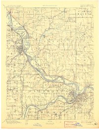 Kansas City 1894 topographic map thumbnail