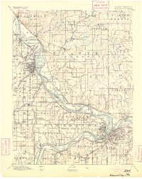 Kansas City 1894 topographic map thumbnail