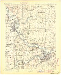 Kansas City 1894 topographic map thumbnail