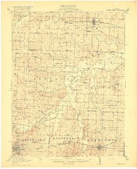 Knobnoster 1917 topographic map thumbnail