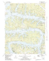Lake Ozark 1983 topographic map thumbnail