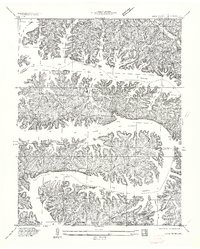 Lake Ozark 1934 topographic map thumbnail