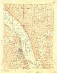 Leavenworth 1910 topographic map thumbnail