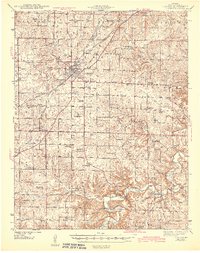 Lebanon 1943 topographic map thumbnail