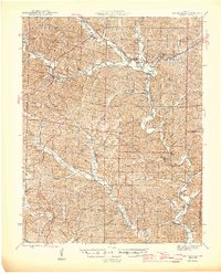 Lesterville 1946 topographic map thumbnail