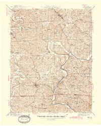 Linn 1945 topographic map thumbnail