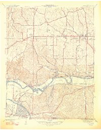 Manchester 1947 topographic map thumbnail