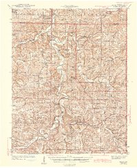 Manes 1943 topographic map thumbnail