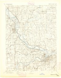 Kansas City 1894 topographic map thumbnail