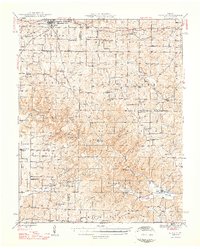 Montier 1948 topographic map thumbnail