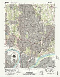 North Kansas City 1997 topographic map thumbnail