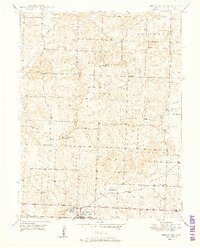 Odessa North 1950 topographic map thumbnail