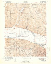 Parkville 1951 topographic map thumbnail