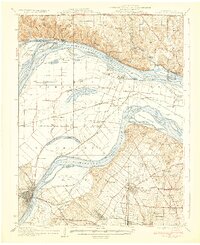 Saint Charles 1933 topographic map thumbnail