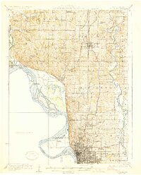Saint Joseph 1926 topographic map thumbnail