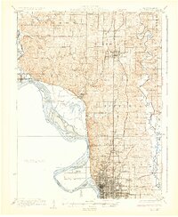 Saint Joseph 1926 topographic map thumbnail