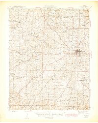 Salem 1945 topographic map preview
