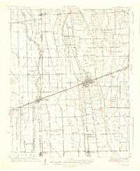 Sikeston 1934 topographic map thumbnail