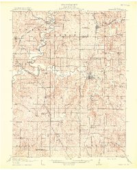 Smithville 1914 topographic map thumbnail