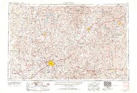 Springfield 1954 topographic map preview