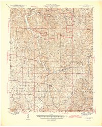 Stone Hill 1945 topographic map thumbnail