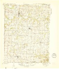 Sweet Springs 1940 topographic map thumbnail