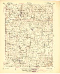 Sweet Springs 1941 topographic map thumbnail