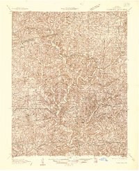 Thornfield 1936 topographic map thumbnail