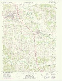 Troy 1972 topographic map preview