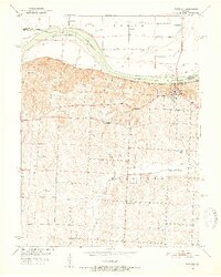 Waverly 1951 topographic map preview