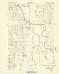 Wayland 1949 topographic map thumbnail
