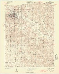 West Plains 1938 topographic map thumbnail