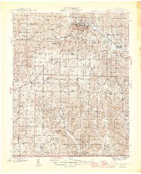 West Plains 1946 topographic map thumbnail