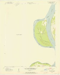 Wickliffe SW 1951 topographic map thumbnail