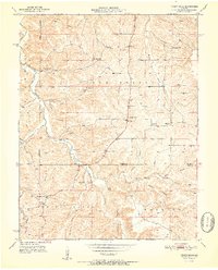 Yancy Mills 1951 topographic map thumbnail
