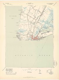 Cape May 1944 topographic map thumbnail