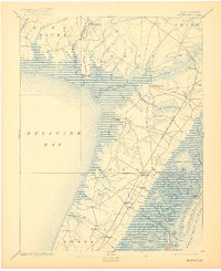 Dennisville 1894 topographic map thumbnail