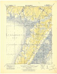 Dennisville 1919 topographic map thumbnail
