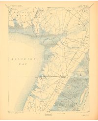 Dennisville 1894 topographic map thumbnail