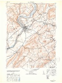 Belvidere 1953 topographic map thumbnail