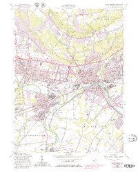 Bound Brook 1955 topographic map thumbnail