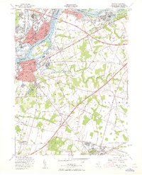 Bristol 1955 topographic map thumbnail