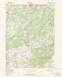 Mendham 1954 topographic map thumbnail
