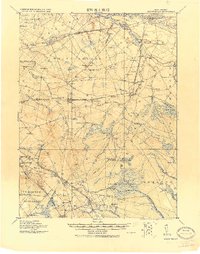 Mount Holly 1919 topographic map thumbnail