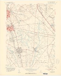 Pitman East 1953 topographic map thumbnail