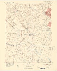 Pitman West 1953 topographic map thumbnail