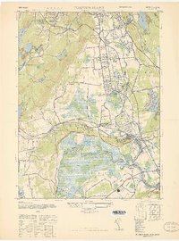 Pompton Plains 1943 topographic map thumbnail