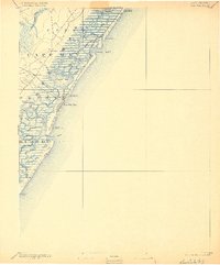 Sea Isle 1894 topographic map thumbnail